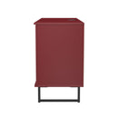 Havana Multi-Media Medium TV Unit In Red Matt