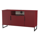 Havana Multi-Media Medium TV Unit In Red Matt