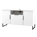 Havana Multi-Media Medium TV Unit In White Matt