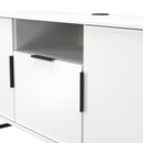 Havana Multi-Media Medium TV Unit In White Matt