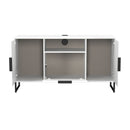 Havana Multi-Media Medium TV Unit In White Matt