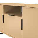 Havana Multi-Media Medium TV Unit In Yellow Matt