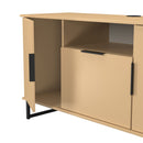 Havana Multi-Media Medium TV Unit In Yellow Matt