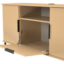 Havana Multi-Media Medium TV Unit In Yellow Matt