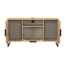 Havana Multi-Media Medium TV Unit In Yellow Matt