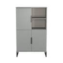Havana Multi-Media Highboard Unit In Dusk Grey