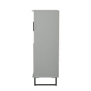 Havana Multi-Media Highboard Unit In Dusk Grey