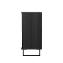 Havana Multi-Media Sideboard In Black Ash