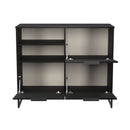 Havana Multi-Media Sideboard In Black Ash