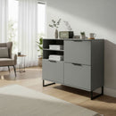Havana Multi-Media Sideboard In Dusk Grey