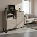 Havana Multi-Media Sideboard In Grey Oak