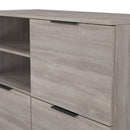 Havana Multi-Media Sideboard In Grey Oak