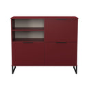 Havana Multi-Media Sideboard In Red Matt