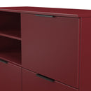 Havana Multi-Media Sideboard In Red Matt