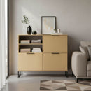 Havana Multi-Media Sideboard In Yellow Matt