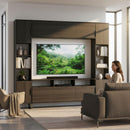 Havana Multi-Media Set (Tall Upright LH, TV Unit, Tall Upright RH & Upper Unit) In Black Ash