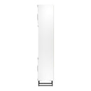 Havana Multi-Media Set (Tall Upright LH, TV Unity, Tall Upright RH & Upper Unit) In White Matt