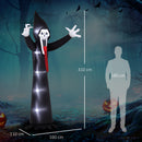 Outsunny 10 FT Grim Reaper Halloween Inflatable for Indoor, Outdoor Party