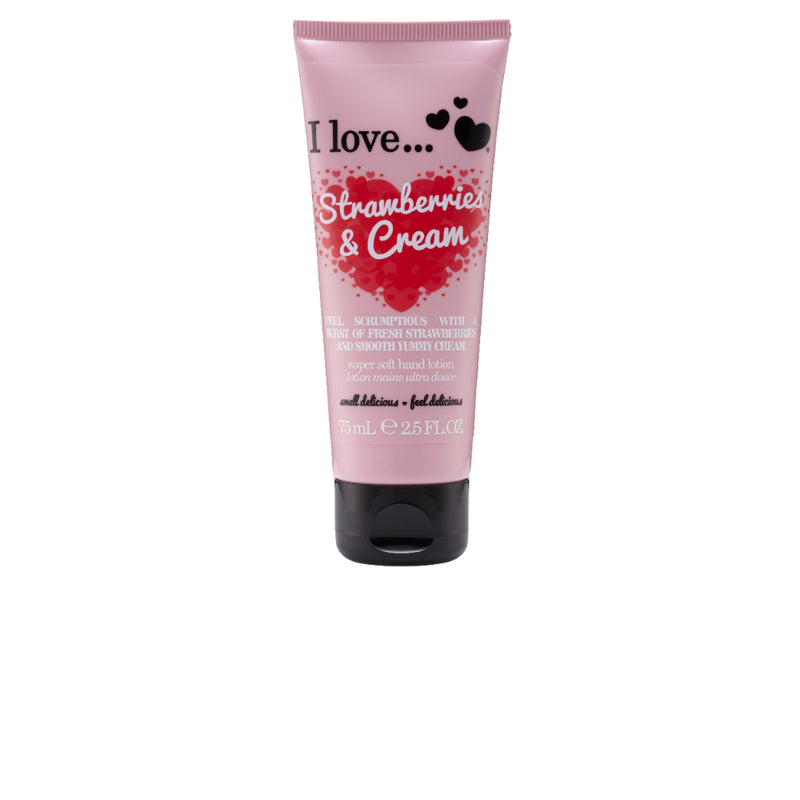 I Love Hand Lotion Strawberries & Cream 75ml