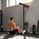 SPORTNOW Wall Mounted Crossover Cable Machine Lat Pull Down Machine