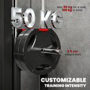 SPORTNOW Wall Mounted Crossover Cable Machine Lat Pull Down Machine
