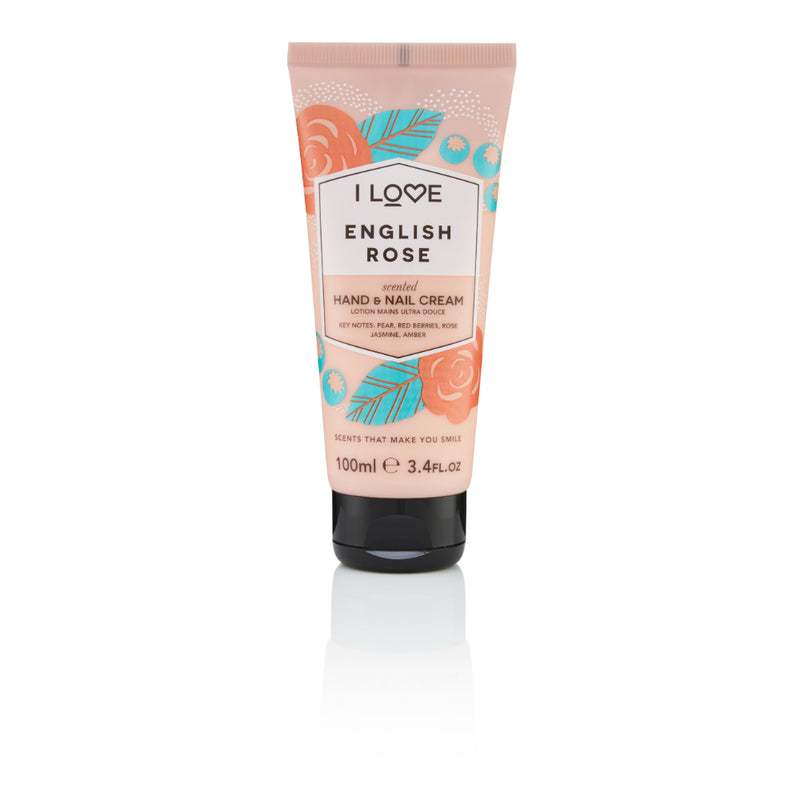 I Love Signature Hand & Nail Cream 100ml English Rose