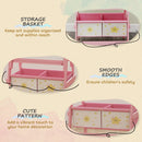 AIYAPLAY 3-in-1 Kids Easel, Double-Sided Art Easel with Paper Roll