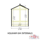 Holkham 4 Ft X 6 Ft Greenhouse