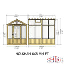 Holkham 8 Ft X 6 Ft Greenhouse