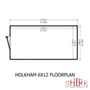 Holkham 12 Ft X 6 Ft Greenhouse