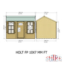 Holt 7 X 10 Shiplap Apex Shed