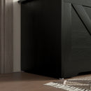 HOMCOM Storage Trunk for Living Room, with Safety Hinges 80cm