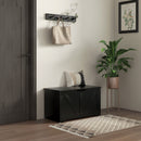 HOMCOM Storage Trunk for Living Room, with Safety Hinges 80cm