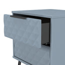 Harlequin 2 Drawer Bedside in Denim Blue - Ready Assembled