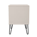 Harlequin 2 Drawer Bedside in Kashmir Matt - Ready Assembled