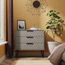 Harlequin 3 Drawer Chest in Dusk Grey - Ready Assembled