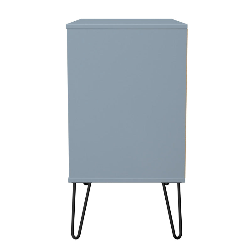 Harlequin 3 Drawer Chest in Denim Blue - Ready Assembled