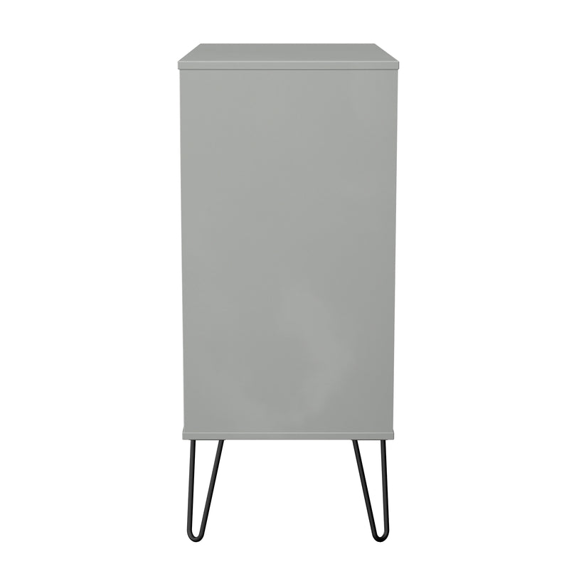 Harlequin 4 Drawer Chest in Dusk Grey - Ready Assembled