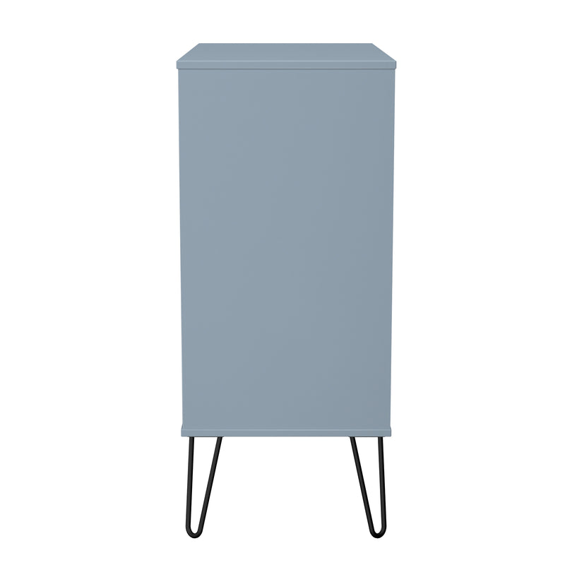 Harlequin 4 Drawer Chest in Denim Blue - Ready Assembled