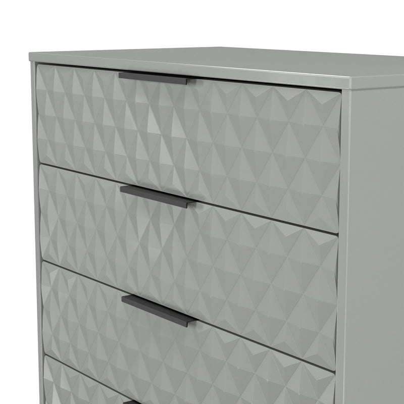 Harlequin 5 Drawer Chest in Dusk Grey - Ready Assembled