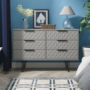 Harlequin 6 Drawer Midi Chest in Dusk Grey - Ready Assembled