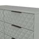 Harlequin 6 Drawer Midi Chest in Dusk Grey - Ready Assembled