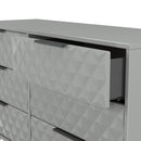 Harlequin 6 Drawer Midi Chest in Dusk Grey - Ready Assembled