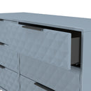 Harlequin 6 Drawer Midi Chest in Denim Blue - Ready Assembled
