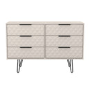 Harlequin 6 Drawer Midi Chest in Kashmir Matt - Ready Assembled