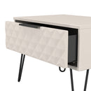 Harlequin 1 Drawer Wide Side Table in Kashmir Matt - Ready Assembled