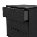 Harlequin 3 Drawer Chest in Black Ash - Ready Assembled