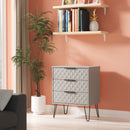 Harlequin 3 Drawer Chest in Dusk Grey - Ready Assembled