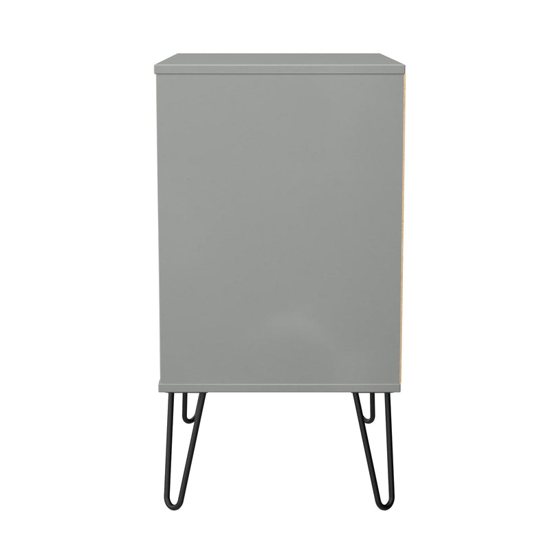 Harlequin 3 Drawer Chest in Dusk Grey - Ready Assembled