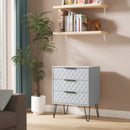 Harlequin 3 Drawer Chest in Denim Blue - Ready Assembled